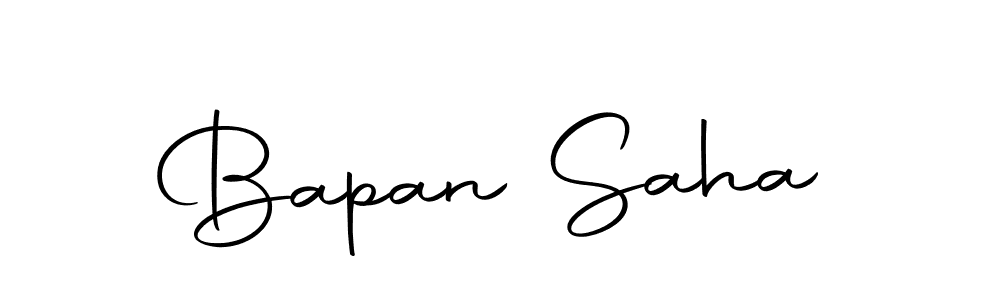 How to make Bapan Saha name signature. Use Autography-DOLnW style for creating short signs online. This is the latest handwritten sign. Bapan Saha signature style 10 images and pictures png