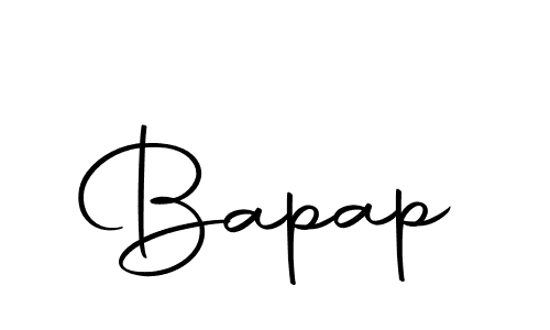 Create a beautiful signature design for name Bapap. With this signature (Autography-DOLnW) fonts, you can make a handwritten signature for free. Bapap signature style 10 images and pictures png