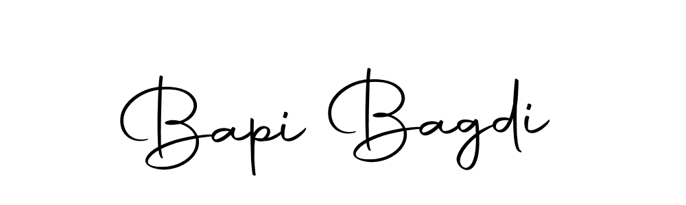 Create a beautiful signature design for name Bapi Bagdi. With this signature (Autography-DOLnW) fonts, you can make a handwritten signature for free. Bapi Bagdi signature style 10 images and pictures png