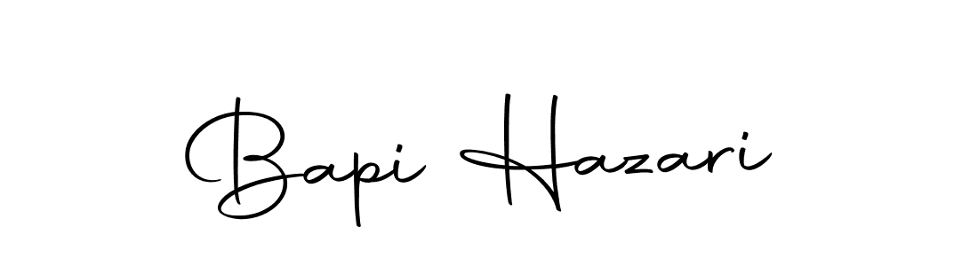 Design your own signature with our free online signature maker. With this signature software, you can create a handwritten (Autography-DOLnW) signature for name Bapi Hazari. Bapi Hazari signature style 10 images and pictures png