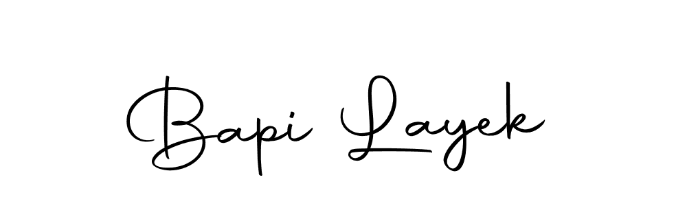 How to make Bapi Layek signature? Autography-DOLnW is a professional autograph style. Create handwritten signature for Bapi Layek name. Bapi Layek signature style 10 images and pictures png