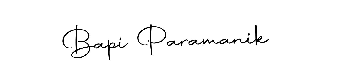 You should practise on your own different ways (Autography-DOLnW) to write your name (Bapi Paramanik) in signature. don't let someone else do it for you. Bapi Paramanik signature style 10 images and pictures png