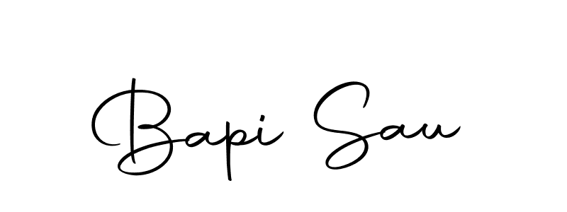 Create a beautiful signature design for name Bapi Sau. With this signature (Autography-DOLnW) fonts, you can make a handwritten signature for free. Bapi Sau signature style 10 images and pictures png