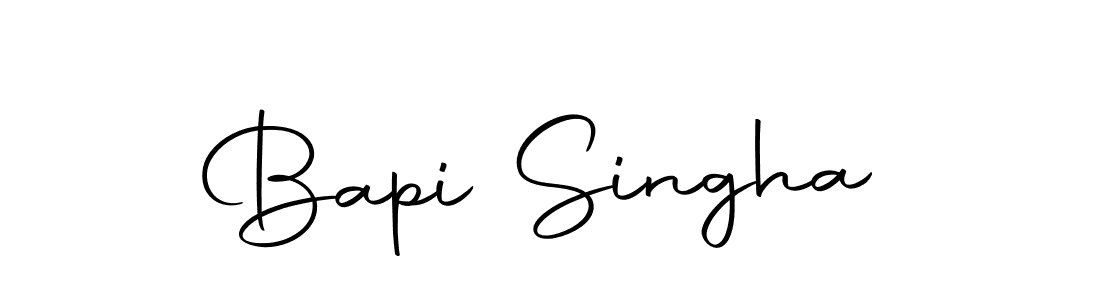 How to make Bapi Singha name signature. Use Autography-DOLnW style for creating short signs online. This is the latest handwritten sign. Bapi Singha signature style 10 images and pictures png