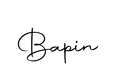 Make a beautiful signature design for name Bapin. With this signature (Autography-DOLnW) style, you can create a handwritten signature for free. Bapin signature style 10 images and pictures png