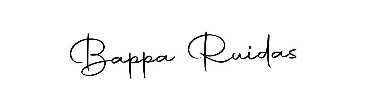 Create a beautiful signature design for name Bappa Ruidas. With this signature (Autography-DOLnW) fonts, you can make a handwritten signature for free. Bappa Ruidas signature style 10 images and pictures png