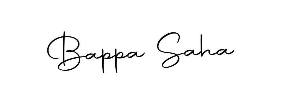 Use a signature maker to create a handwritten signature online. With this signature software, you can design (Autography-DOLnW) your own signature for name Bappa Saha. Bappa Saha signature style 10 images and pictures png