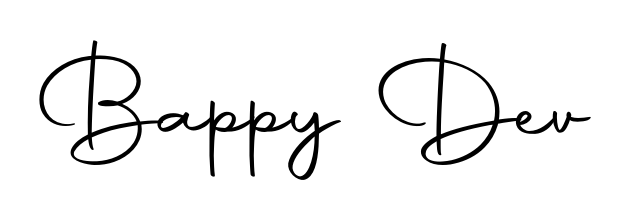 Bappy Dev stylish signature style. Best Handwritten Sign (Autography-DOLnW) for my name. Handwritten Signature Collection Ideas for my name Bappy Dev. Bappy Dev signature style 10 images and pictures png