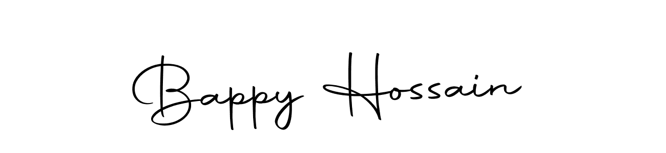 The best way (Autography-DOLnW) to make a short signature is to pick only two or three words in your name. The name Bappy Hossain include a total of six letters. For converting this name. Bappy Hossain signature style 10 images and pictures png