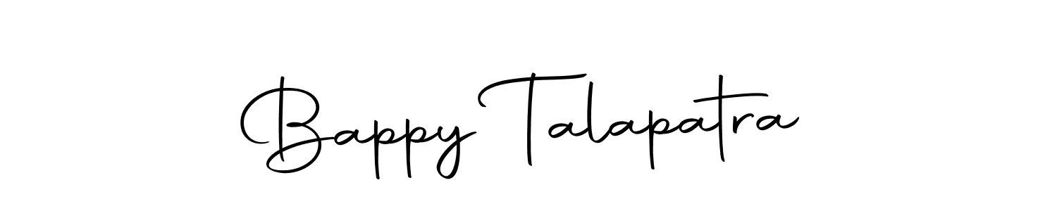 Create a beautiful signature design for name Bappy Talapatra. With this signature (Autography-DOLnW) fonts, you can make a handwritten signature for free. Bappy Talapatra signature style 10 images and pictures png