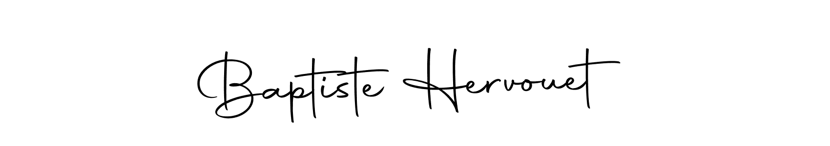 Design your own signature with our free online signature maker. With this signature software, you can create a handwritten (Autography-DOLnW) signature for name Baptiste Hervouet. Baptiste Hervouet signature style 10 images and pictures png