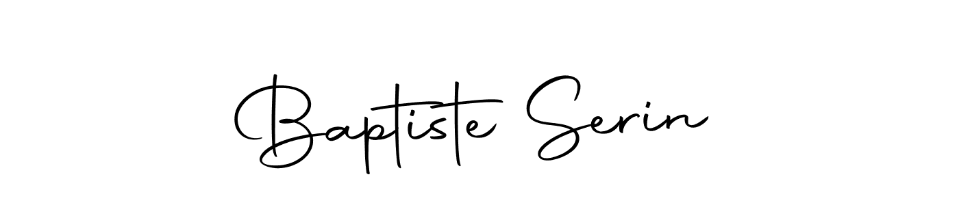 Make a beautiful signature design for name Baptiste Serin. With this signature (Autography-DOLnW) style, you can create a handwritten signature for free. Baptiste Serin signature style 10 images and pictures png