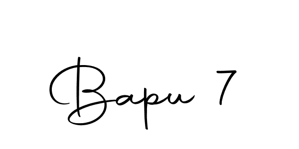 Create a beautiful signature design for name Bapu 7. With this signature (Autography-DOLnW) fonts, you can make a handwritten signature for free. Bapu 7 signature style 10 images and pictures png