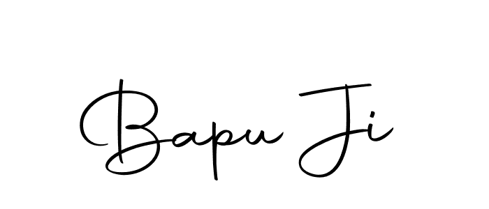 Design your own signature with our free online signature maker. With this signature software, you can create a handwritten (Autography-DOLnW) signature for name Bapu Ji. Bapu Ji signature style 10 images and pictures png