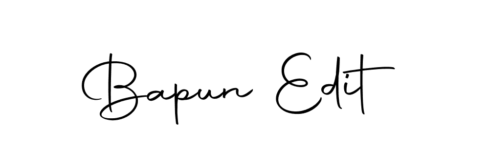 How to make Bapun Edit name signature. Use Autography-DOLnW style for creating short signs online. This is the latest handwritten sign. Bapun Edit signature style 10 images and pictures png