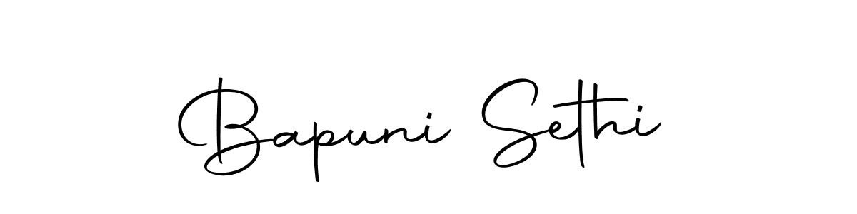 Here are the top 10 professional signature styles for the name Bapuni Sethi. These are the best autograph styles you can use for your name. Bapuni Sethi signature style 10 images and pictures png