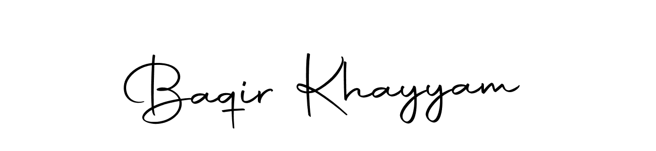 Make a short Baqir Khayyam signature style. Manage your documents anywhere anytime using Autography-DOLnW. Create and add eSignatures, submit forms, share and send files easily. Baqir Khayyam signature style 10 images and pictures png