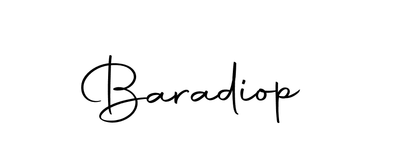 Create a beautiful signature design for name Baradiop. With this signature (Autography-DOLnW) fonts, you can make a handwritten signature for free. Baradiop signature style 10 images and pictures png