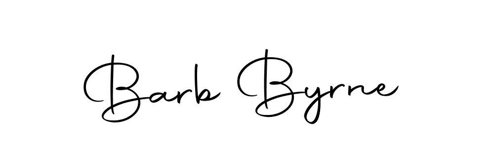 How to make Barb Byrne name signature. Use Autography-DOLnW style for creating short signs online. This is the latest handwritten sign. Barb Byrne signature style 10 images and pictures png