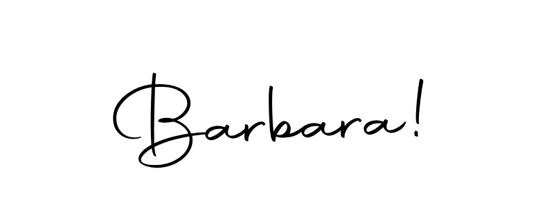 Barbara! stylish signature style. Best Handwritten Sign (Autography-DOLnW) for my name. Handwritten Signature Collection Ideas for my name Barbara!. Barbara! signature style 10 images and pictures png