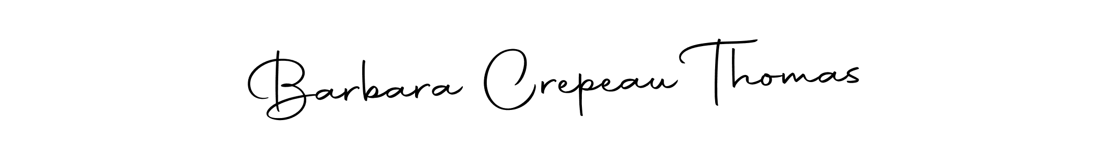 Use a signature maker to create a handwritten signature online. With this signature software, you can design (Autography-DOLnW) your own signature for name Barbara Crepeau Thomas. Barbara Crepeau Thomas signature style 10 images and pictures png