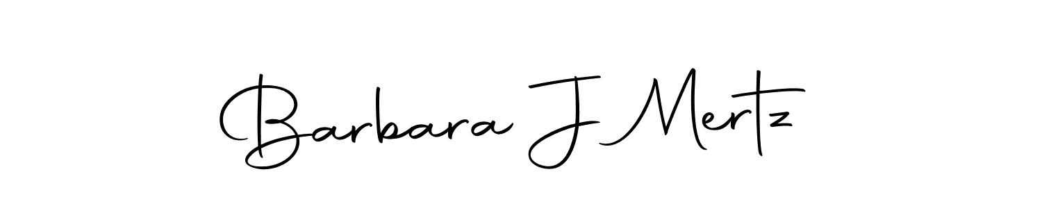 This is the best signature style for the Barbara J Mertz name. Also you like these signature font (Autography-DOLnW). Mix name signature. Barbara J Mertz signature style 10 images and pictures png