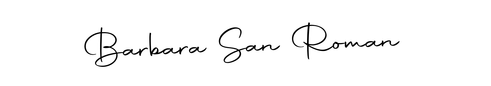 Check out images of Autograph of Barbara San Roman name. Actor Barbara San Roman Signature Style. Autography-DOLnW is a professional sign style online. Barbara San Roman signature style 10 images and pictures png