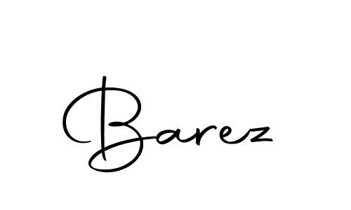 Design your own signature with our free online signature maker. With this signature software, you can create a handwritten (Autography-DOLnW) signature for name Barez. Barez signature style 10 images and pictures png