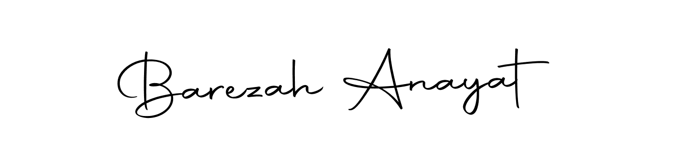 The best way (Autography-DOLnW) to make a short signature is to pick only two or three words in your name. The name Barezah Anayat include a total of six letters. For converting this name. Barezah Anayat signature style 10 images and pictures png