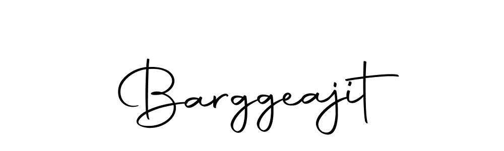 Create a beautiful signature design for name Barggeajit. With this signature (Autography-DOLnW) fonts, you can make a handwritten signature for free. Barggeajit signature style 10 images and pictures png