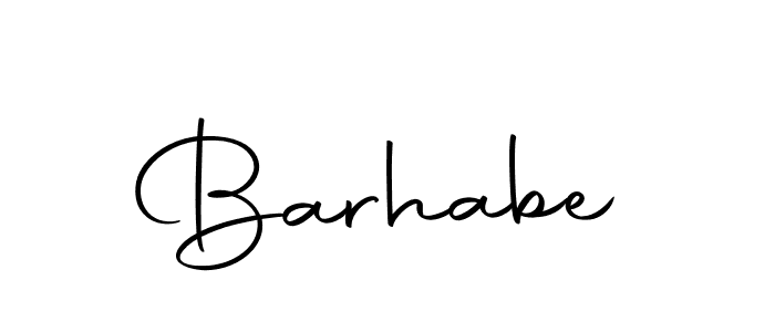 Create a beautiful signature design for name Barhabe. With this signature (Autography-DOLnW) fonts, you can make a handwritten signature for free. Barhabe signature style 10 images and pictures png
