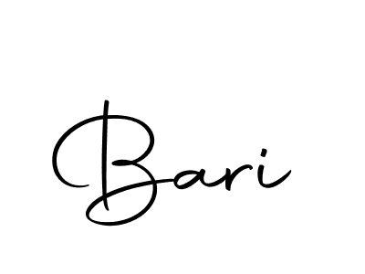 Make a beautiful signature design for name Bari. With this signature (Autography-DOLnW) style, you can create a handwritten signature for free. Bari signature style 10 images and pictures png