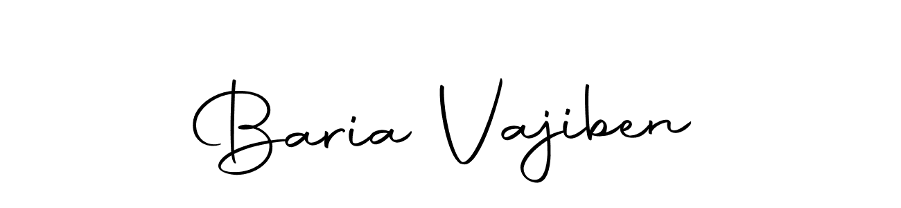 Use a signature maker to create a handwritten signature online. With this signature software, you can design (Autography-DOLnW) your own signature for name Baria Vajiben. Baria Vajiben signature style 10 images and pictures png