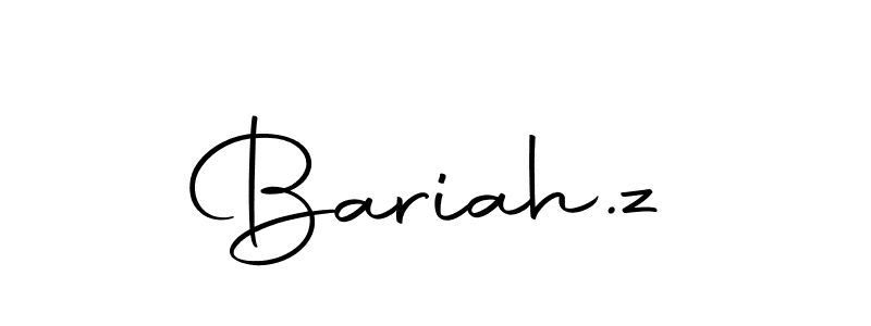 Use a signature maker to create a handwritten signature online. With this signature software, you can design (Autography-DOLnW) your own signature for name Bariah.z. Bariah.z signature style 10 images and pictures png