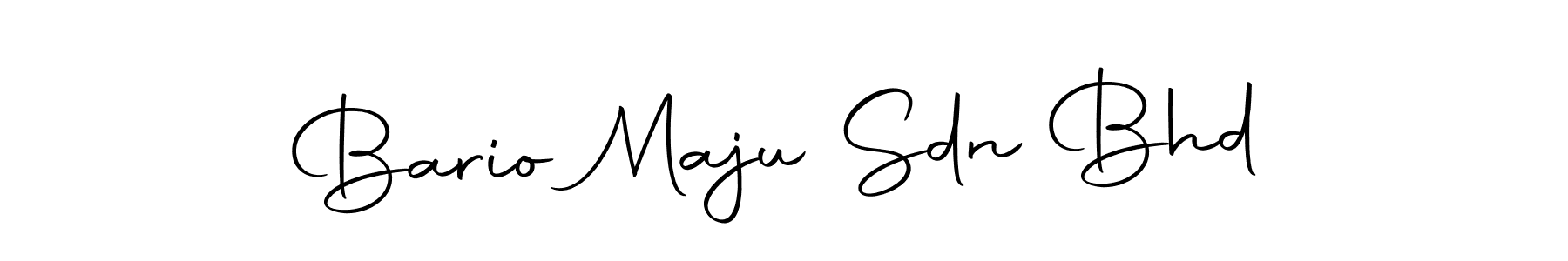 How to make Bario Maju Sdn Bhd name signature. Use Autography-DOLnW style for creating short signs online. This is the latest handwritten sign. Bario Maju Sdn Bhd signature style 10 images and pictures png