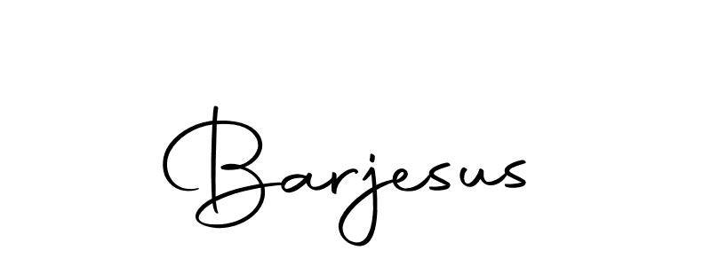You should practise on your own different ways (Autography-DOLnW) to write your name (Barjesus) in signature. don't let someone else do it for you. Barjesus signature style 10 images and pictures png
