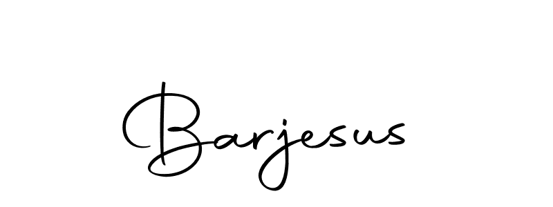 You should practise on your own different ways (Autography-DOLnW) to write your name (Barjesus) in signature. don't let someone else do it for you. Barjesus signature style 10 images and pictures png