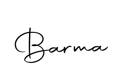 Create a beautiful signature design for name Barma. With this signature (Autography-DOLnW) fonts, you can make a handwritten signature for free. Barma signature style 10 images and pictures png