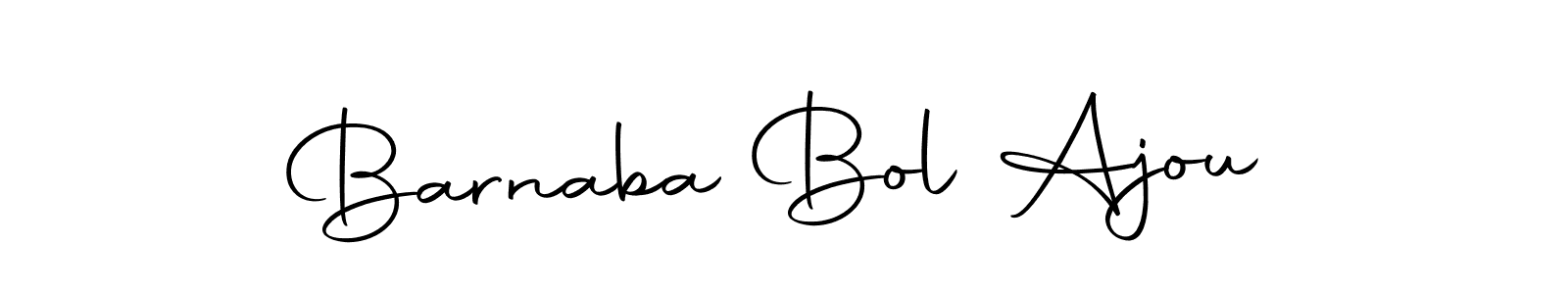 Also we have Barnaba Bol Ajou name is the best signature style. Create professional handwritten signature collection using Autography-DOLnW autograph style. Barnaba Bol Ajou signature style 10 images and pictures png