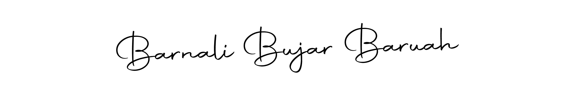 Create a beautiful signature design for name Barnali Bujar Baruah. With this signature (Autography-DOLnW) fonts, you can make a handwritten signature for free. Barnali Bujar Baruah signature style 10 images and pictures png