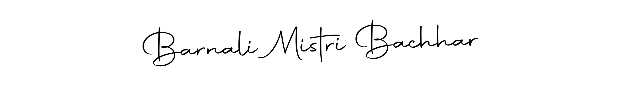 Barnali Mistri Bachhar stylish signature style. Best Handwritten Sign (Autography-DOLnW) for my name. Handwritten Signature Collection Ideas for my name Barnali Mistri Bachhar. Barnali Mistri Bachhar signature style 10 images and pictures png