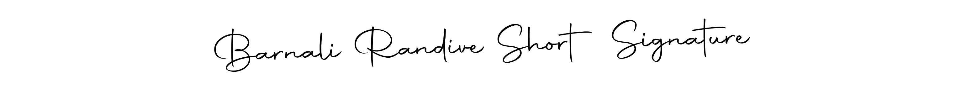 Design your own signature with our free online signature maker. With this signature software, you can create a handwritten (Autography-DOLnW) signature for name Barnali Randive Short Signature. Barnali Randive Short Signature signature style 10 images and pictures png