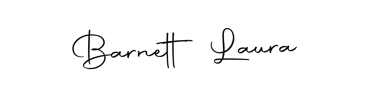 Design your own signature with our free online signature maker. With this signature software, you can create a handwritten (Autography-DOLnW) signature for name Barnett Laura. Barnett Laura signature style 10 images and pictures png