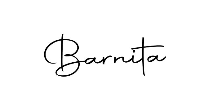 How to make Barnita name signature. Use Autography-DOLnW style for creating short signs online. This is the latest handwritten sign. Barnita signature style 10 images and pictures png