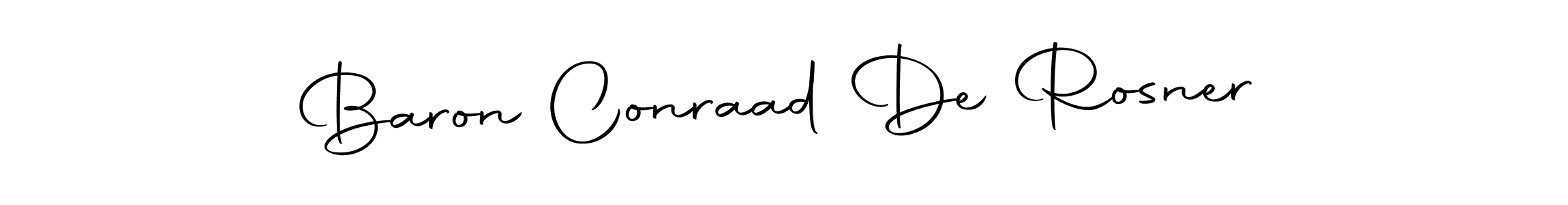 Baron Conraad De Rosner stylish signature style. Best Handwritten Sign (Autography-DOLnW) for my name. Handwritten Signature Collection Ideas for my name Baron Conraad De Rosner. Baron Conraad De Rosner signature style 10 images and pictures png