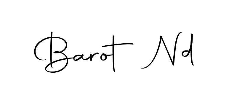 How to make Barot Nd signature? Autography-DOLnW is a professional autograph style. Create handwritten signature for Barot Nd name. Barot Nd signature style 10 images and pictures png