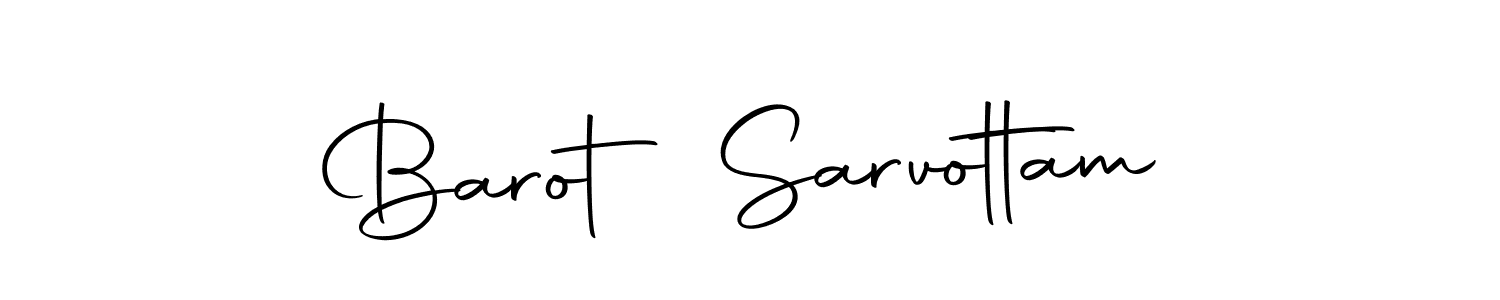 The best way (Autography-DOLnW) to make a short signature is to pick only two or three words in your name. The name Barot Sarvottam include a total of six letters. For converting this name. Barot Sarvottam signature style 10 images and pictures png
