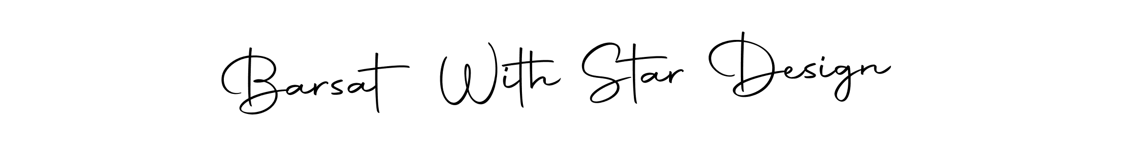 Also we have Barsat With Star Design name is the best signature style. Create professional handwritten signature collection using Autography-DOLnW autograph style. Barsat With Star Design signature style 10 images and pictures png