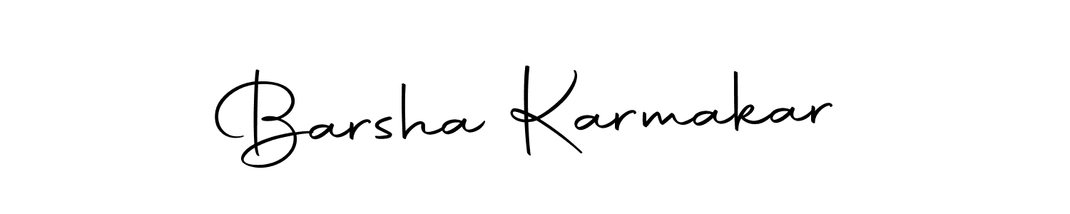 Design your own signature with our free online signature maker. With this signature software, you can create a handwritten (Autography-DOLnW) signature for name Barsha Karmakar. Barsha Karmakar signature style 10 images and pictures png