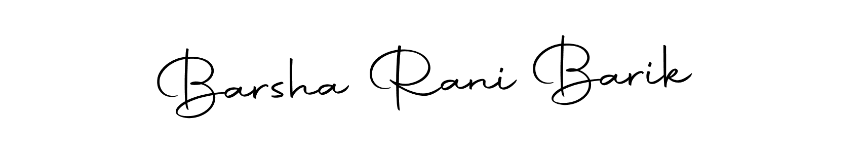 You should practise on your own different ways (Autography-DOLnW) to write your name (Barsha Rani Barik) in signature. don't let someone else do it for you. Barsha Rani Barik signature style 10 images and pictures png